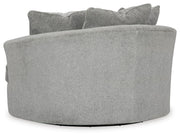 Ashley Furniture Casselbury living room set with sofa and armchair, featuring plush cushions and neutral fabric upholstery.
