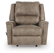 Ashley Furniture Lixtowel recliner with plush upholstery and a comfortable headrest, shown from a front head-on perspective.