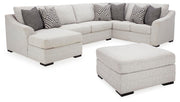 Ashley Furniture Koralynn living room set featuring a stylish sofa and matching armchair in a modern design.