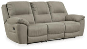 Ashley Furniture Next-Gen Gaucho living room set featuring a sofa and armchair with modern design and neutral upholstery.