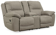 Ashley Furniture Next-Gen Gaucho living room set with plush sofa and armchair, featuring neutral upholstery and modern design.
