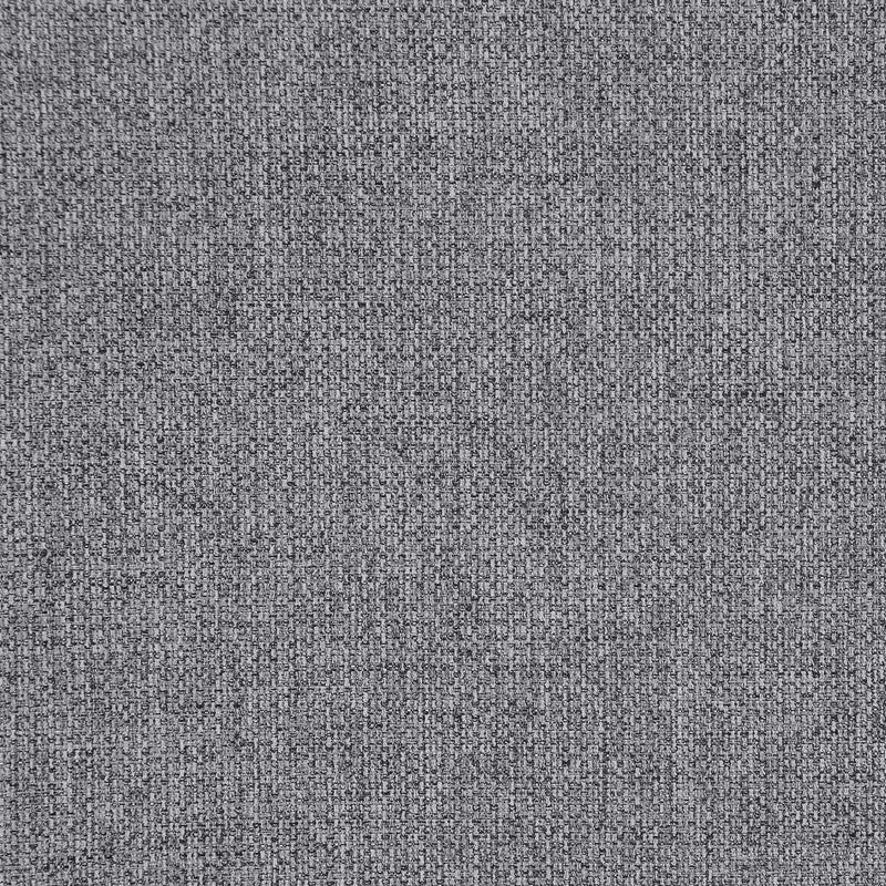 Jennifer Square Upholstered Ottoman Grey