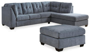 Ashley Furniture Marleton living room set with sofa and armchair in neutral fabric, stylish and comfortable for modern living rooms.
