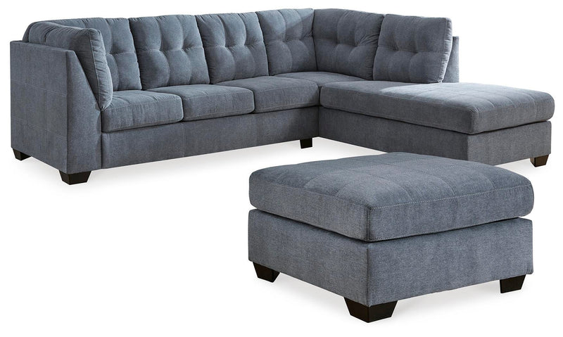 Ashley Furniture Marleton living room set with sofa and armchair in neutral fabric, stylish and comfortable for modern living rooms.