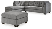 Ashley Furniture Marleton living room set with plush sofa and matching armchair in a modern, stylish design.