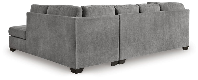 Ashley Furniture Marleton living room set with sofa and armchair, featuring neutral upholstery and modern design.