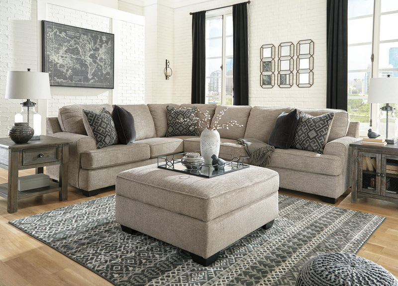 Ashley Furniture Bovarian living room set with sofa and loveseat, featuring plush cushions and modern design.