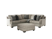 Ashley Furniture Bovarian living room set with plush sofa and matching armchair in a modern living space.