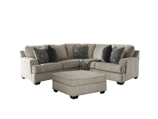 Ashley Furniture Bovarian living room set with plush sofa and matching armchair in a modern living space.