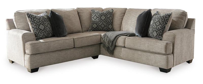 Ashley Furniture Bovarian living room set featuring a sofa and armchair with plush upholstery and modern design.