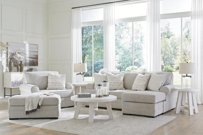 Ashley Furniture Eastonbridge living room set with sofa, loveseat, and armchair in a modern fabric upholstery.