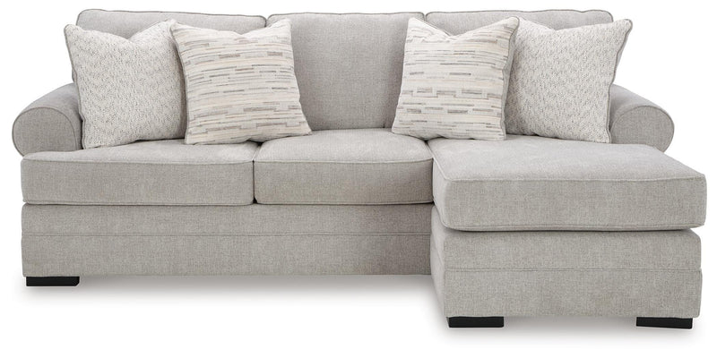 Ashley Furniture Eastonbridge living room set with sofa and armchair, featuring neutral upholstery and contemporary design.