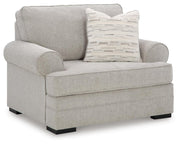 Ashley Furniture Eastonbridge living room set with sofa, loveseat, and armchair arranged in a cozy seating area.