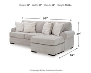 Ashley Furniture Eastonbridge living room set with sofa, loveseat, and armchair in a modern design, shown in a cozy living space.