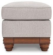 Ashley Furniture Clearbrooke living room set with sofa and armchair, featuring neutral upholstery and modern design.