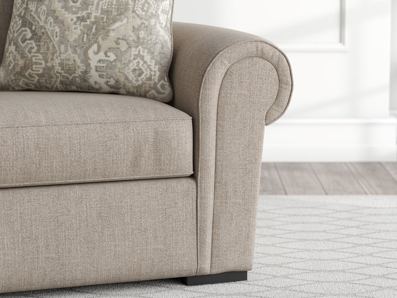 Ashley Furniture Sararose oversized chair with plush fabric and wide seat, perfect for a modern living room.