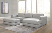 Ashley Furniture Amiata upholstery package featuring a stylish living room set with sofa, loveseat, and matching armchair.
