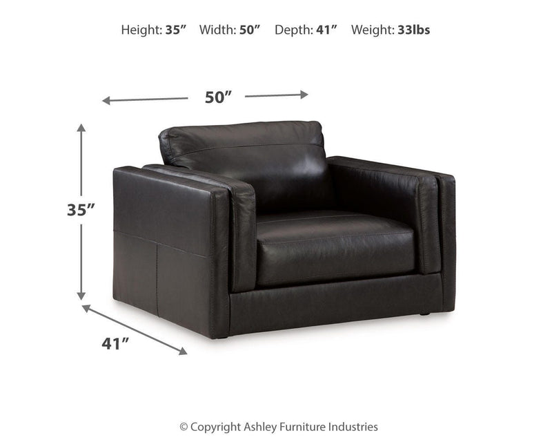 Aamiata Ashley Furniture living room set upholstery package with plush fabric sofa and matching armchair, stylish and comfortable.
