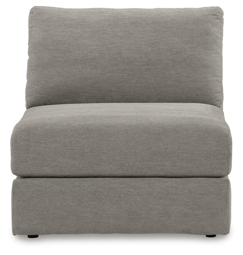 Ashley Furniture Avaliyah sectional with chaise, showing plush fabric and modern design in a bright living room setting.