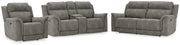 Ashley Furniture Next-Gen DuraPella living room set with plush upholstered sofa and matching armchair in a modern design.