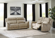 Open view of Ashley Furniture Next-Gen DuraPella living room set with sofa and armchair in a modern living space.