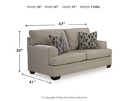 Ashley Furniture Stonemeade living room set with sofa and armchair in a stylish, modern design for contemporary home decor.