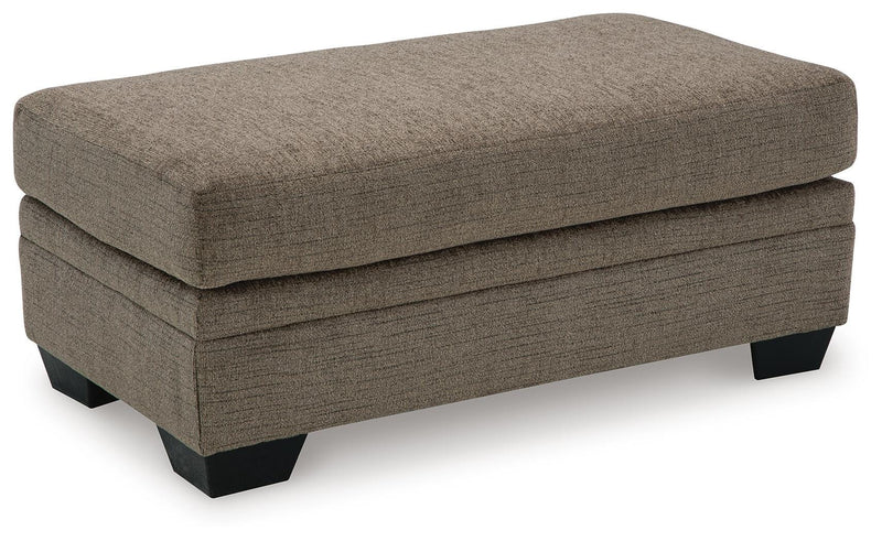 Ashley Furniture Stonemeade living room set with a sofa, loveseat, and armchair in a modern, neutral-toned fabric arrangement.