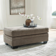 Ashley Furniture Stonemeade living room set featuring a sofa and loveseat with neutral fabric and modern design.