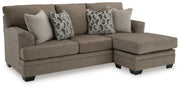 Ashley Furniture Stonemeade living room set with sofa, loveseat, and armchair in a modern design, shown from an angled view.