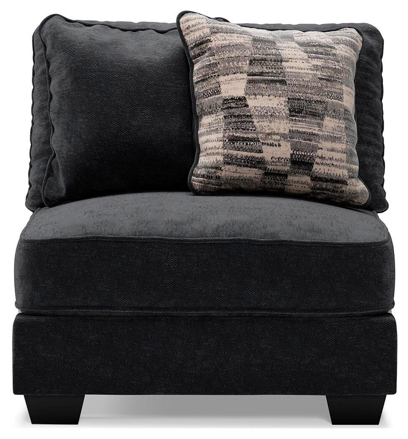 Ashley Furniture Lavernett living room set featuring a sofa and armchair in a modern upholstery design.