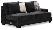 Ashley Furniture Lavernett living room set with sofa and armchair shown from an angled view in a modern living space.