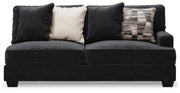 Ashley Furniture Lavernett living room set with sofa and loveseat in a cozy, modern design, shown from a head-on view.