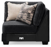 Ashley Furniture Lavernett living room set with a sofa and armchair, featuring beige upholstery and modern design.