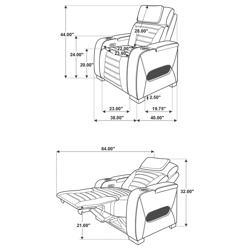 Zuma Dual Power Recliner