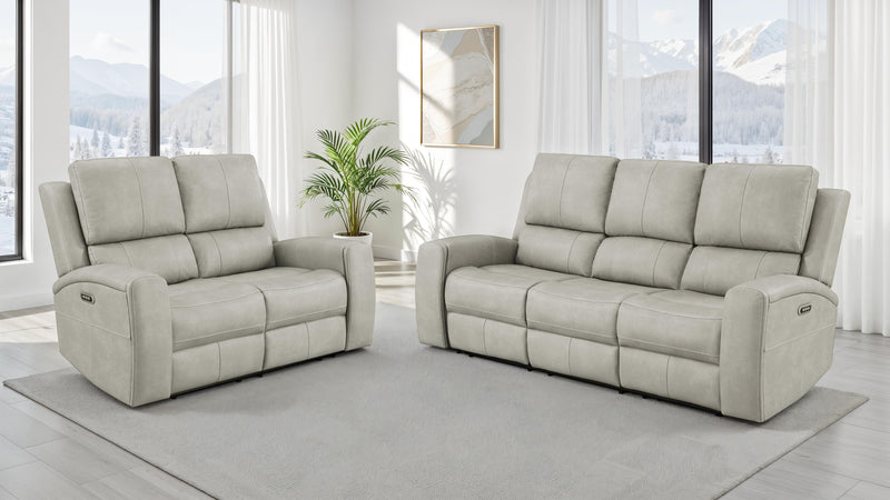 Brickston Triple Power Reclining Sofa Set