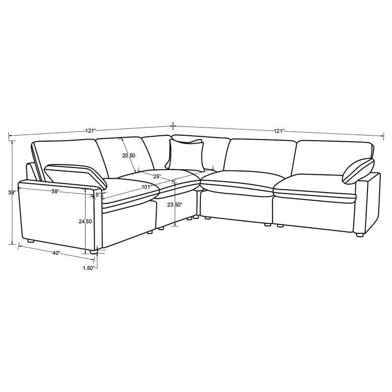 Collins Reclining Sectionals Upholstered