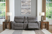 Ashley Furniture Next-Gen DuraPella living room set featuring a sofa, loveseat, and coffee table in a modern design.