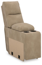 Next-Gen DuraPella power reclining sectional sofa by Ashley Furniture, angled view showing plush cushions and reclining features.