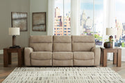 Ashley Furniture Next-Gen DuraPella living room set with sofa, loveseat, and chairs in neutral fabric, modern design.