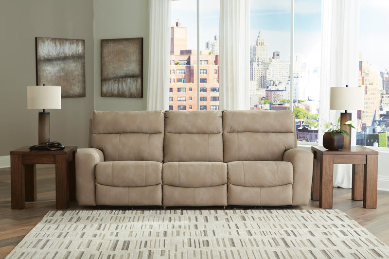 Ashley Furniture Next-Gen DuraPella living room set with sofa, loveseat, and chairs in neutral fabric, modern design.
