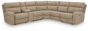 Ashley Furniture Next-Gen DuraPella Power Reclining Sectional with plush cushions and modern design, shown in a spacious living room setting.