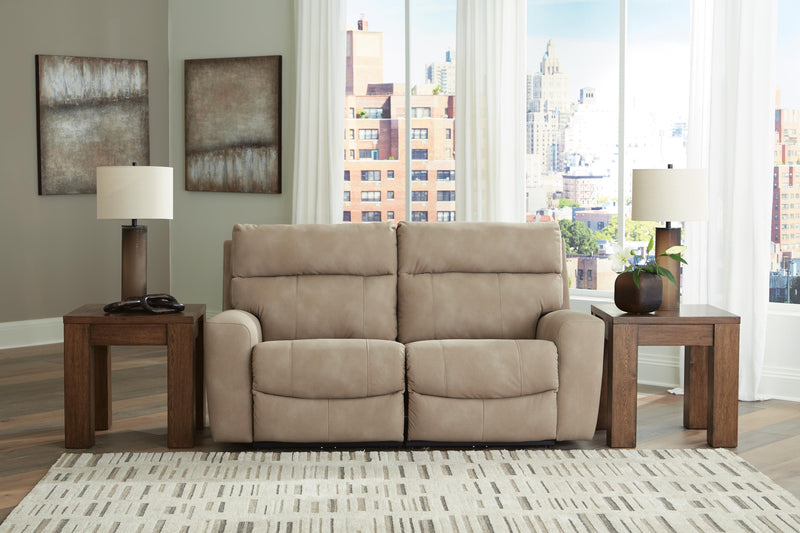Ashley Furniture Next-Gen DuraPella living room set with sofa and armchair, featuring modern upholstery and stylish design.