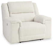 Ashley Furniture Keensburg living room set featuring a sofa and loveseat with neutral upholstery and modern design.