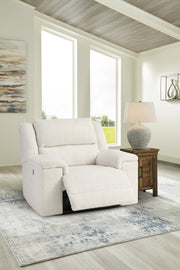 Open view of Ashley Furniture Keensburg living room set with sofa and loveseat in a modern living space.