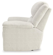 Ashley Furniture Keensburg living room set with sofa and armchair, featuring neutral upholstery and modern design.