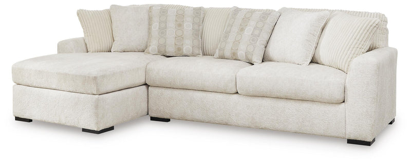 Ashley Furniture Chessington living room set with sofa, armchair, and coffee table in a modern design, visible in the image.