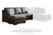 Ashley Furniture Castille Way sectional with chaise, featuring plush fabric and modern design, shown in a stylish living room setting.