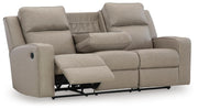 Ashley Furniture Lavenhorne living room set with open sofa and matching armchair, featuring plush cushions and modern design.