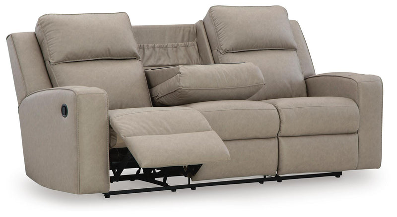 Ashley Furniture Lavenhorne living room set with open sofa and matching armchair, featuring plush cushions and modern design.