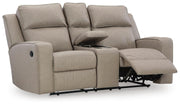 Ashley Furniture Lavenhorne living room set with sofa and armchair, shown from an angled open view in a modern living space.